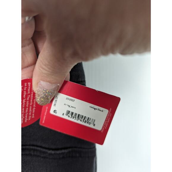 Spanx Straight Leg Jeans Vintage Black Pull-On Shaping Stretch Denim 3X Tall NWT - Picture 7 of 10